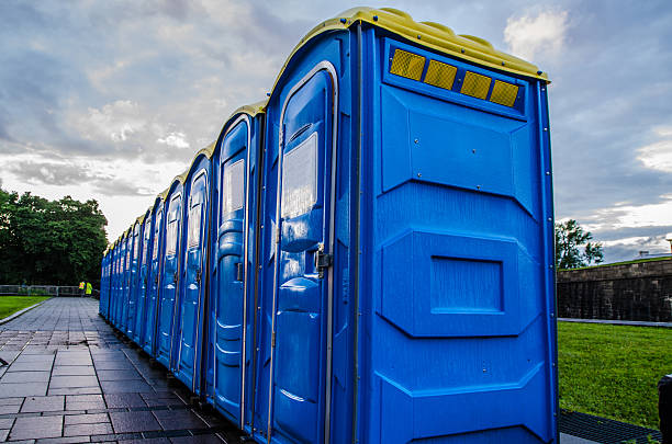 Porta potty delivery and setup in West Salem, OH